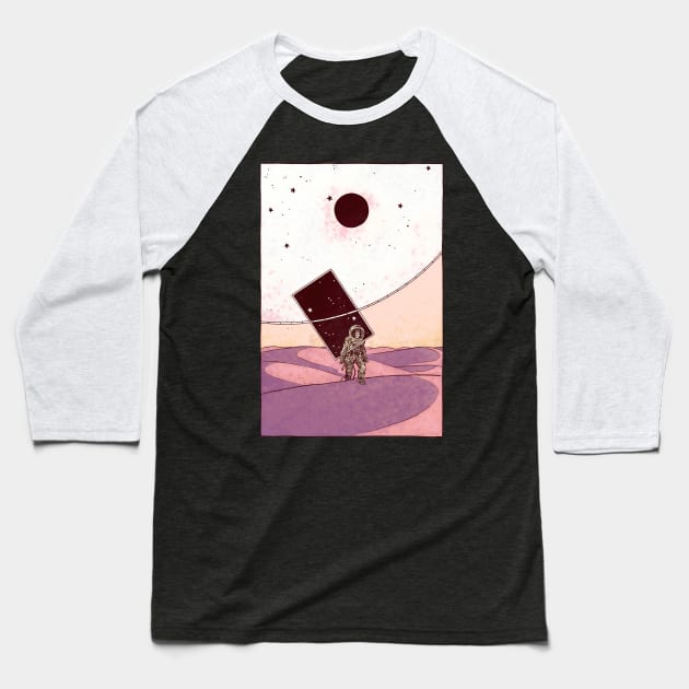 Black Sun Baseball T-Shirt by jesse.lonergan